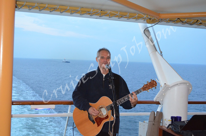 Cruise ship musician